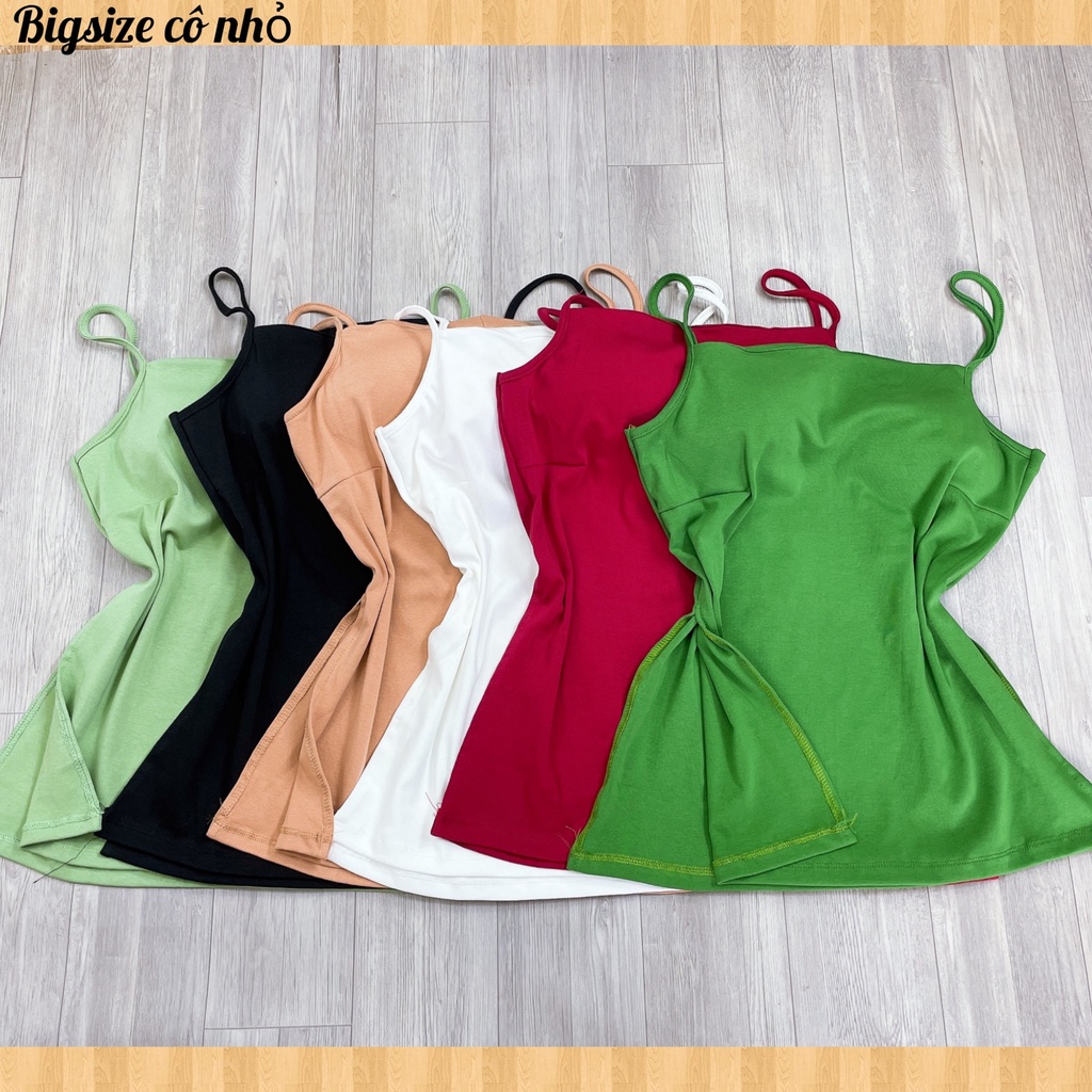 Áo dây  không croptop bigsize nữ vải borip Thái loại 1 co giãn thoải mái từ58kg-95kg A33