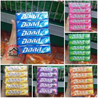 Kẹo Ngậm Halls dạng thanh Đủ Vị Thái Lan