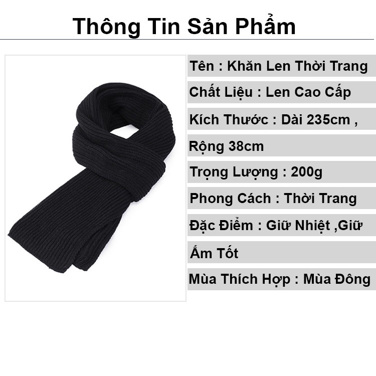 Khăn quàng cổ nam nữ mùa đông hàn quốc Zozo khăn len choàng cổ chất liệu len cao cấp giữ ấm giữ nhiệt siêu tốt