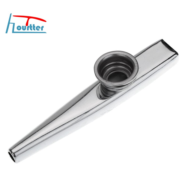 Kèn kazoo bằng hợp kim nhôm kèm 5 màn chắn dùng làm quà tặng dành cho trẻ em/ những người yêu âm nhạc