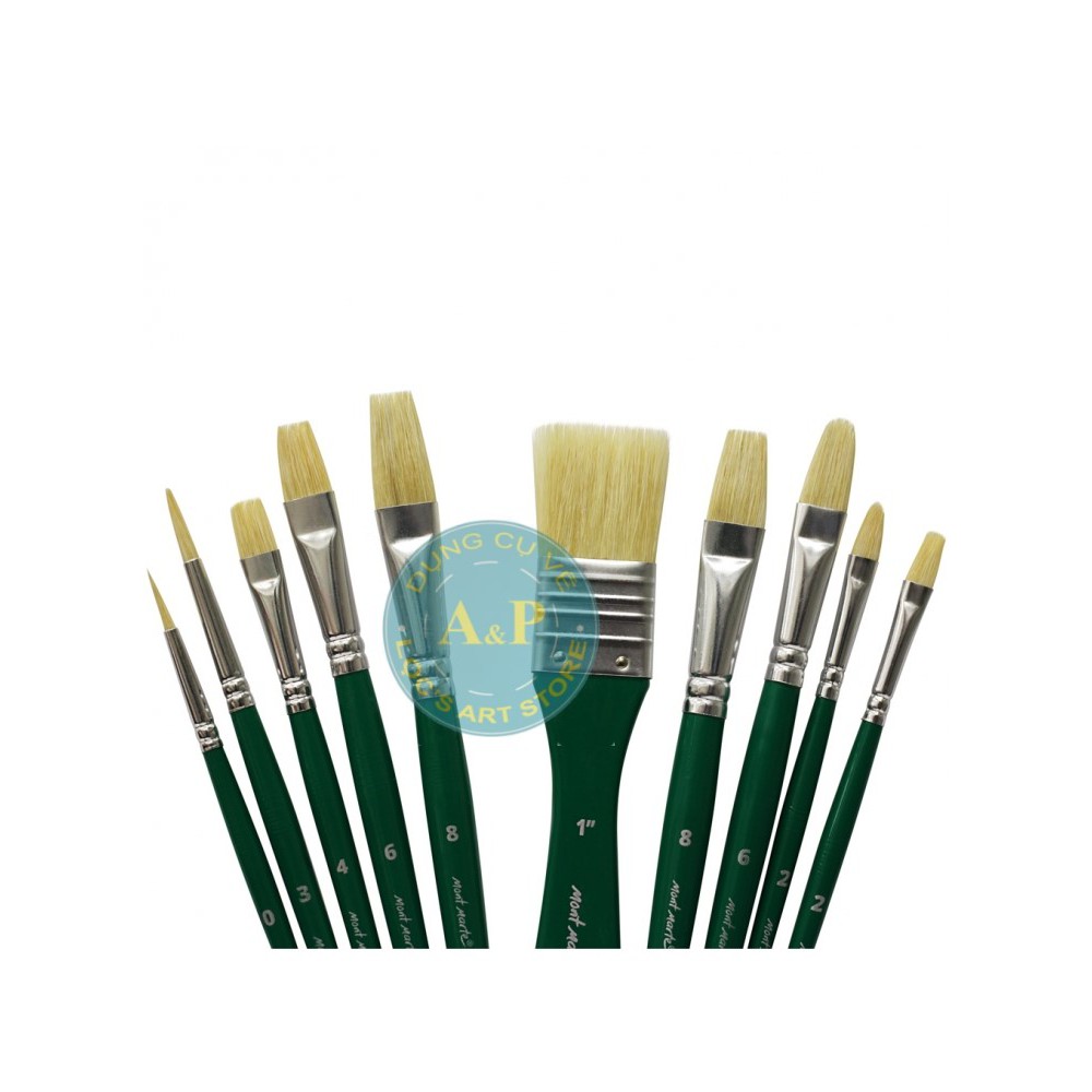 Bộ Cọ Vẽ Mont Marte BMHS0031 Oil Brush