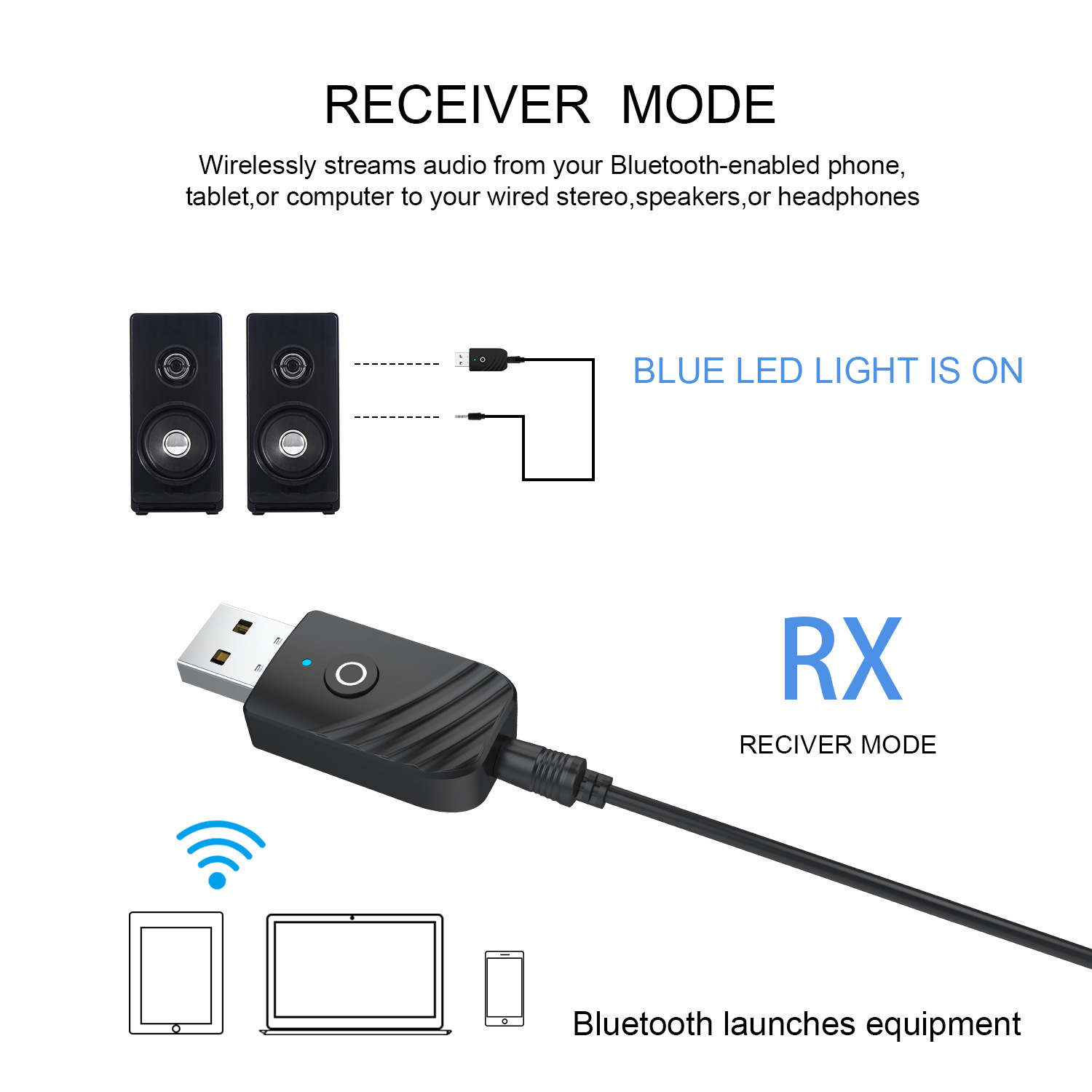 Bộ Thu Phát Âm Thanh Bluetooth 5.0 Cho Tv / Máy Tính / Xe Hơi / Xe Tải | BigBuy360 - bigbuy360.vn