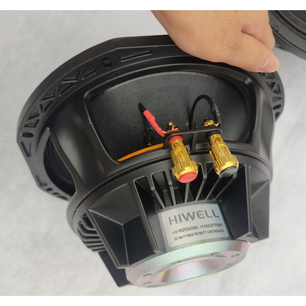 MỘT CỦ LOA RỜI BASS 25 HIWELL CÔN 75 GÂN 3 XẾP TIẾNG SIÊU RÕ - LOA BASS 25