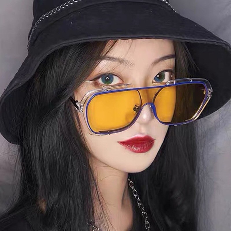 Mắt Kính Thời Trang Cao Cấp Unisex 578 Gyne Feng Korea Cá Tính Viền Sang Chảnh - Hazo