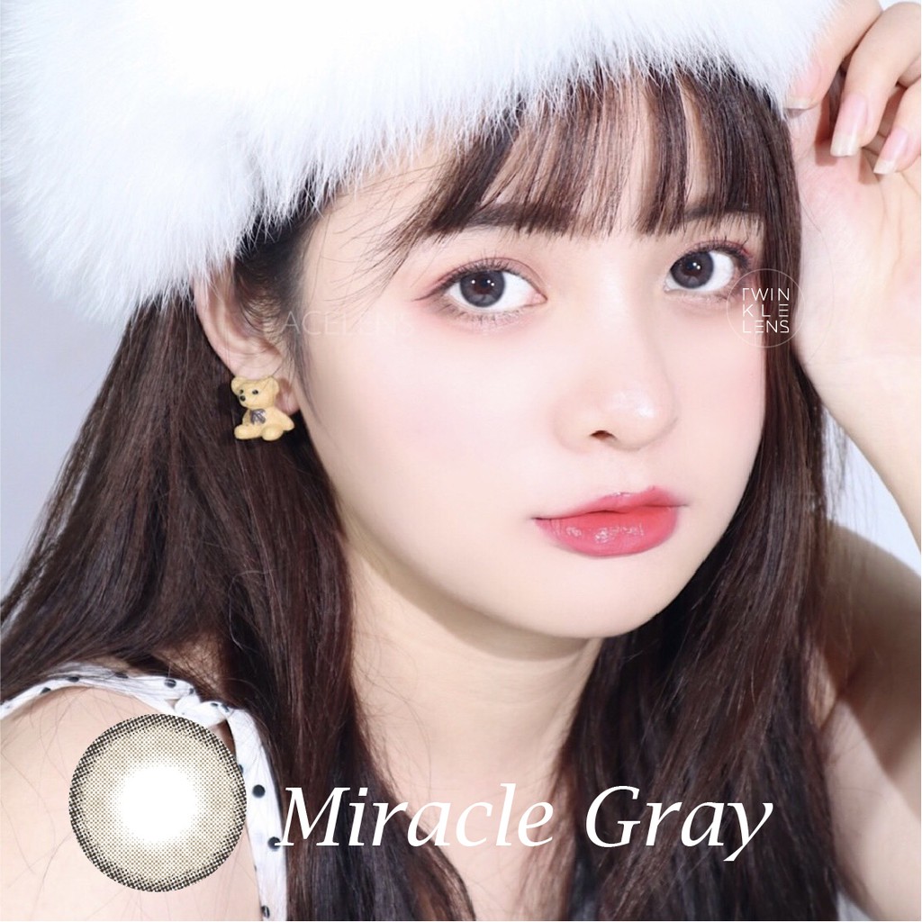 (Sale 50%- Giá 1 chiếc-K khay)Kính áp tròng/Lens Miracle Gray