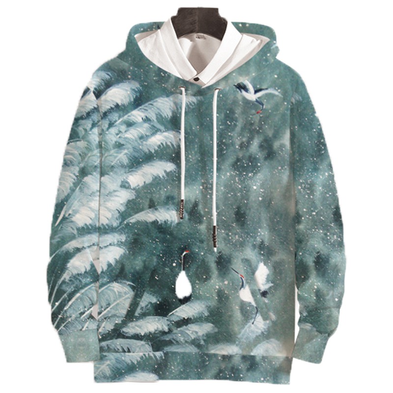 Áo Hoodie chất nỉ mềm mịn thời trang đường phố trung quốc - NA48