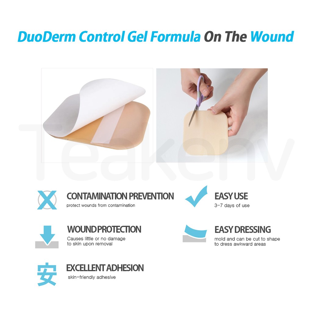 Convatec 187957 Duoderm Ultra Thin 6x6 Inches, 1 / 2 / 3 / 10 Miếng