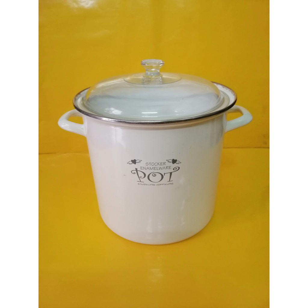 Nồi men nội địa Nhật, size 25cm, cao 23cm (mã 11), Dùng được bếp từ