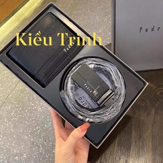 set thắt lưng  và  ví