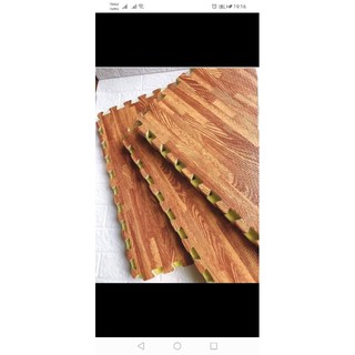 Thảm Xốp Ghép Trải Sàn Vân Gỗ Khổ 61x61 Cm. Thảm Ghép Hàng Đẹp, Mặt sần, Giá rẻ💓tệp 6 tấm