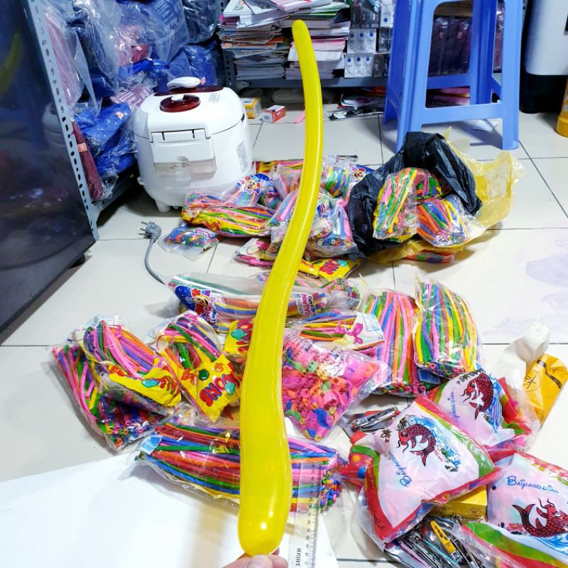 100q Bóng bay tạo hình 130cm/ bóng bay dài,bóng bay giun