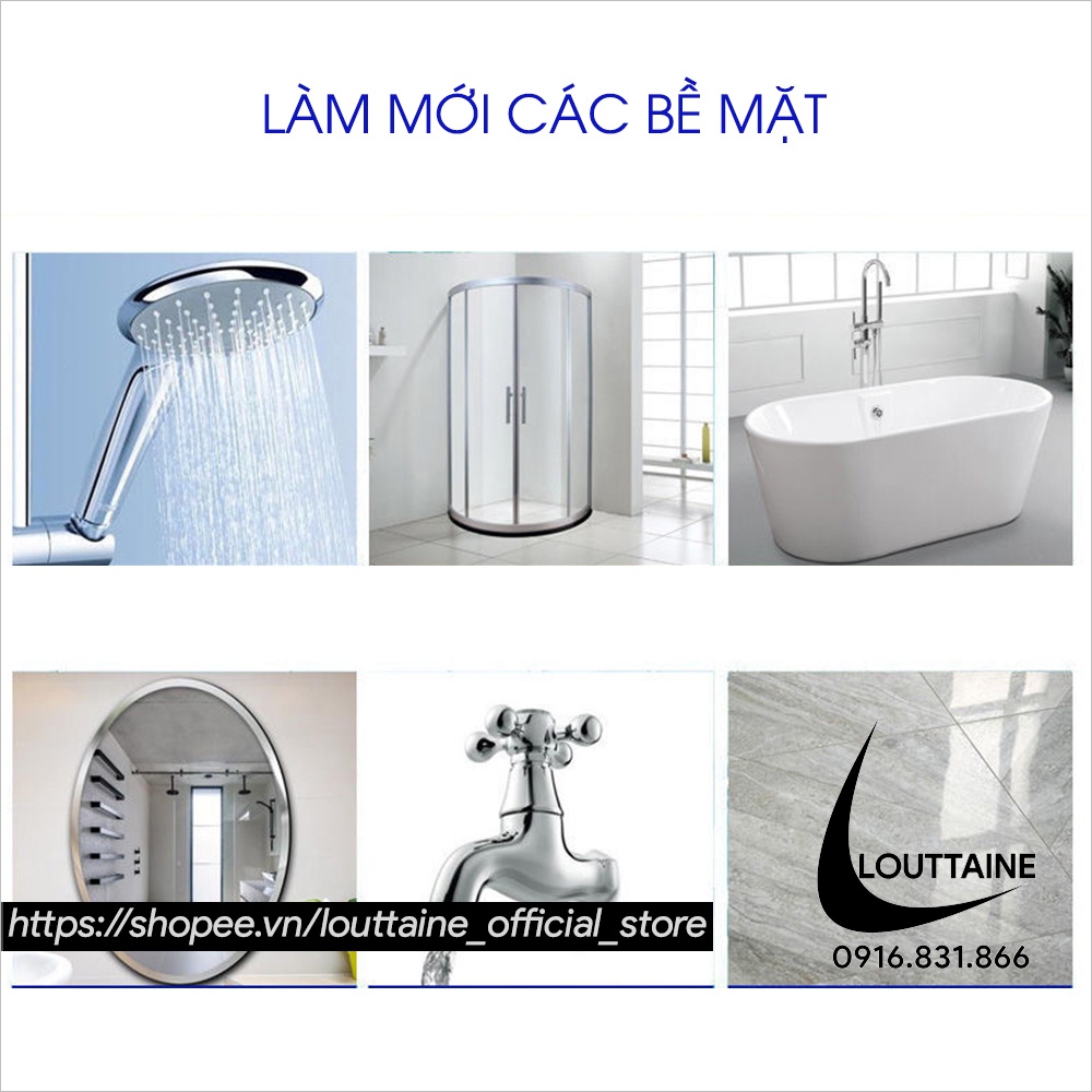 Chai xịt tẩy rửa cặn canxi Fansen 500ml vệ sinh vòi nước inox tẩy cặn gương kính cặn bồn rửa