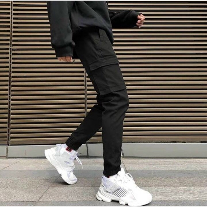 Quần Jogger Nam Kaki Túi Hộp Trơn Basic Phong Cách Hiphop Đường Phố Thể Thao Unisex Nam Nữ ANH DUY SHOP JGV17