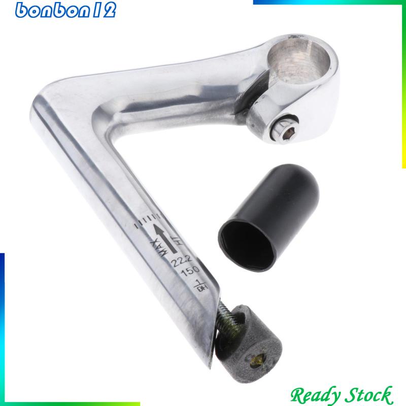 Pô tăng cổ ngỗng 22.2mm 1  màu bạc cho xe đạp thể thao