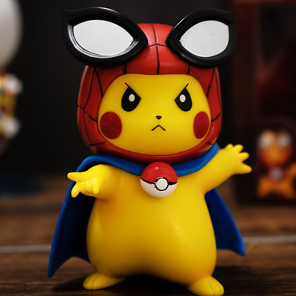 Mô Hình Pikachu Hóa Trang Nhân Vật Người Sắt Trong Phim Avengers