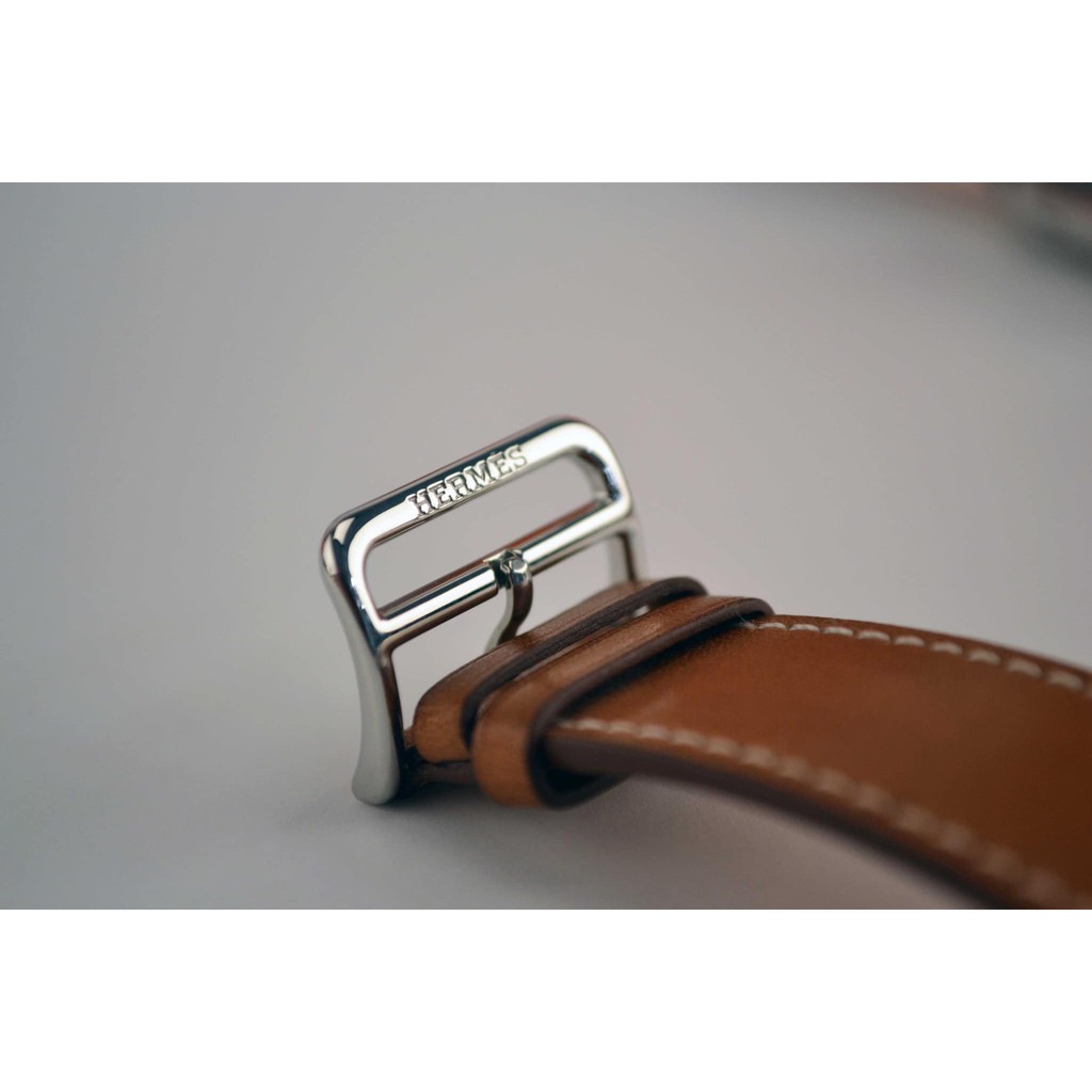 Dây da Hermès Single Tour dành cho Apple Watch đồng hồ thông minh iWatch Series 1/2/3/4/5/6/SE size 38mm 40mm 42mm 44mm