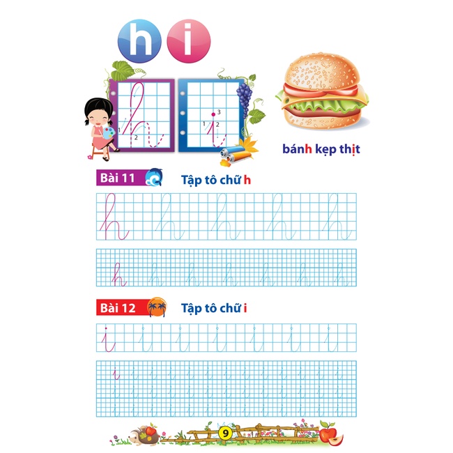 Sách - Bé chuẩn bị vào lớp 1 - Vở bé tập tô chữ mẫu giáo