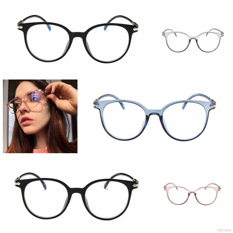 CLEAR Mắt Kính Gọng Oval Thời Trang Cho Nữ