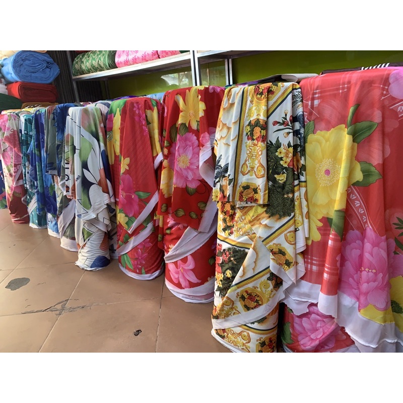 Vải thun may drap gối