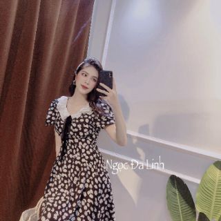 Váy cổ ren tiêu thư