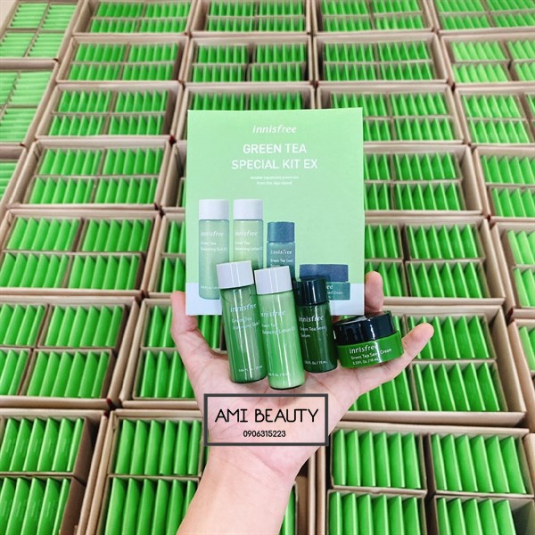 Set 4 Món Innisfree Trà Xanh Green Tea Special Kit EX Set