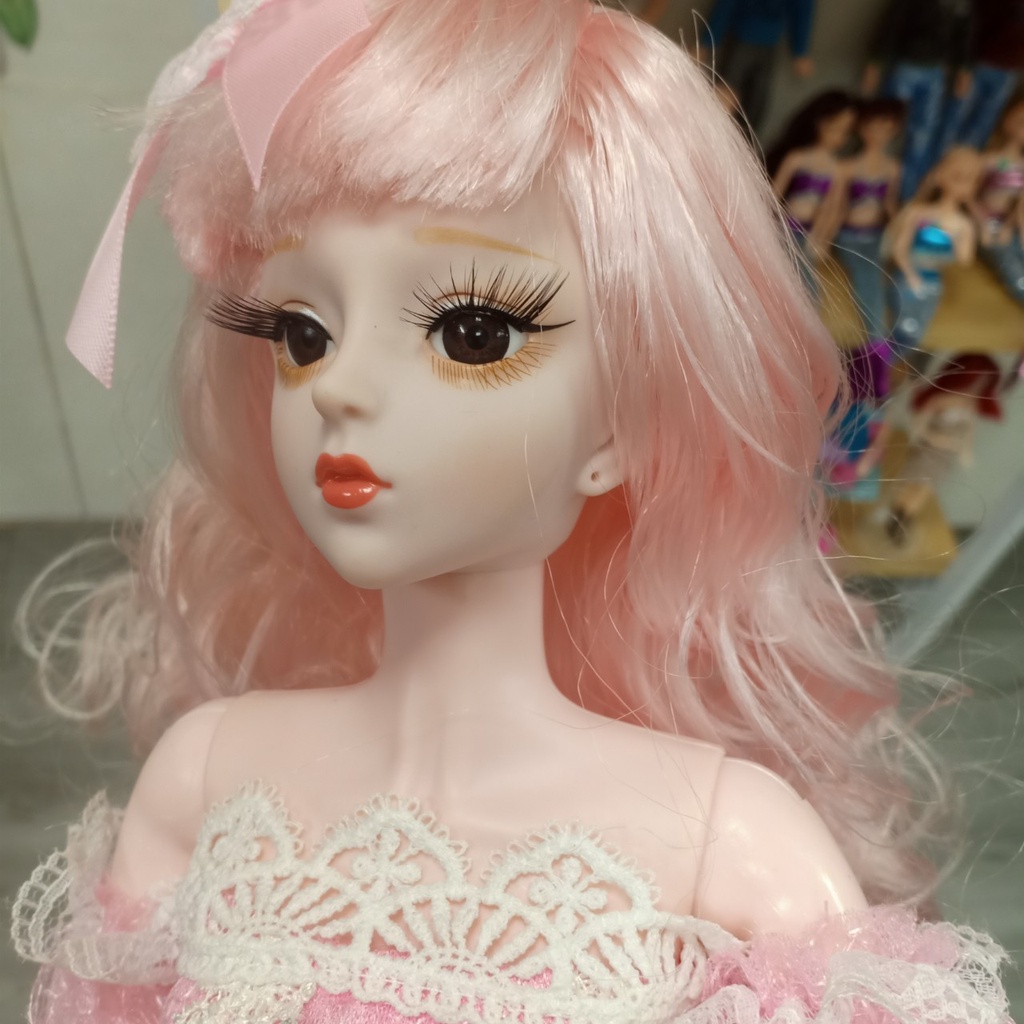 Búp Bê Công Chúa 60cm Cực Xinh Với Hàng Mi Cong Vút ADHshop