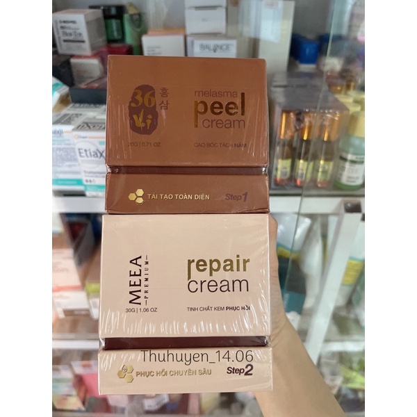 Combo Peel Da Tảo Sâm Và Kem Phục Hồi Da 36 Vị