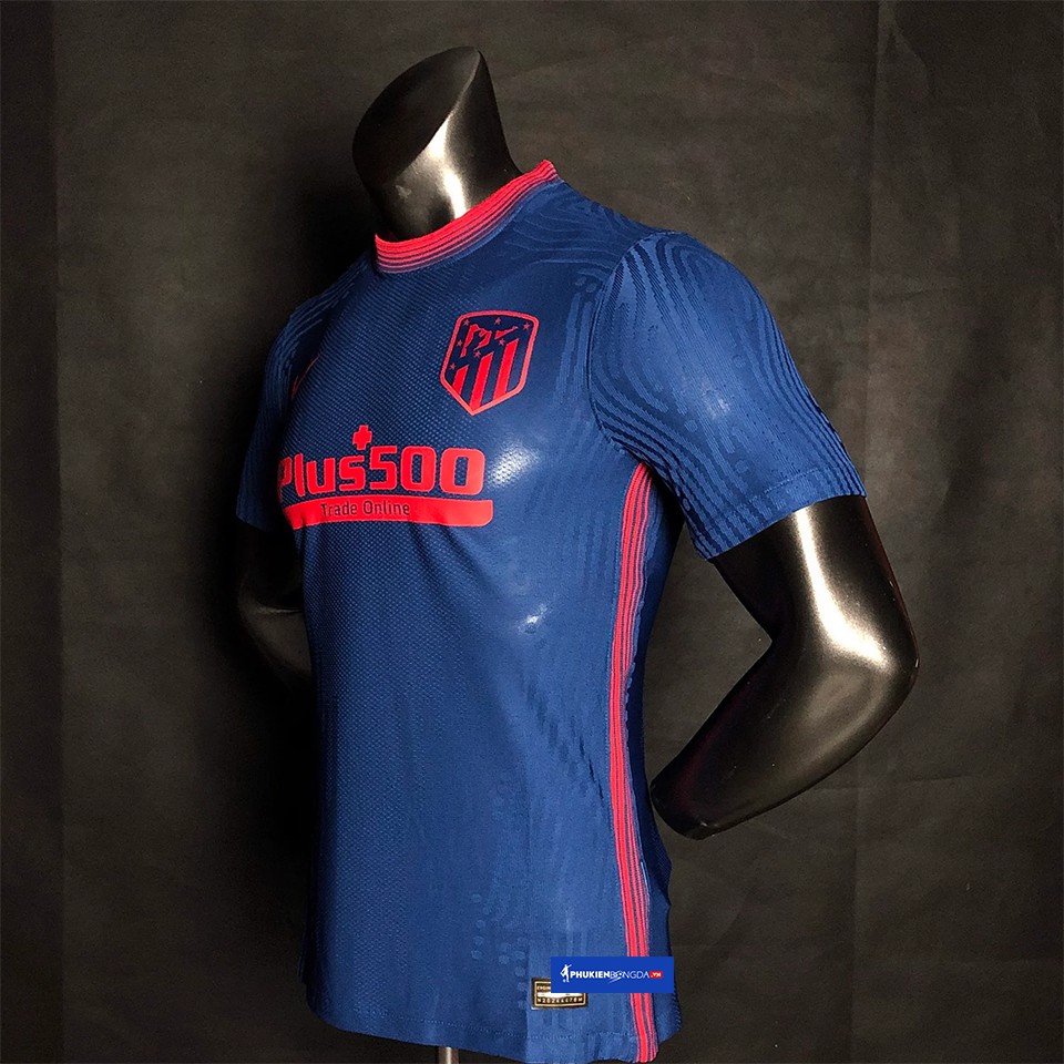 Áo Atletico Madrid sân khách 2020-2021 xanh đen, áo Atletico Madrid xanh đen sân khách 2021 ❝Thái Lan❞