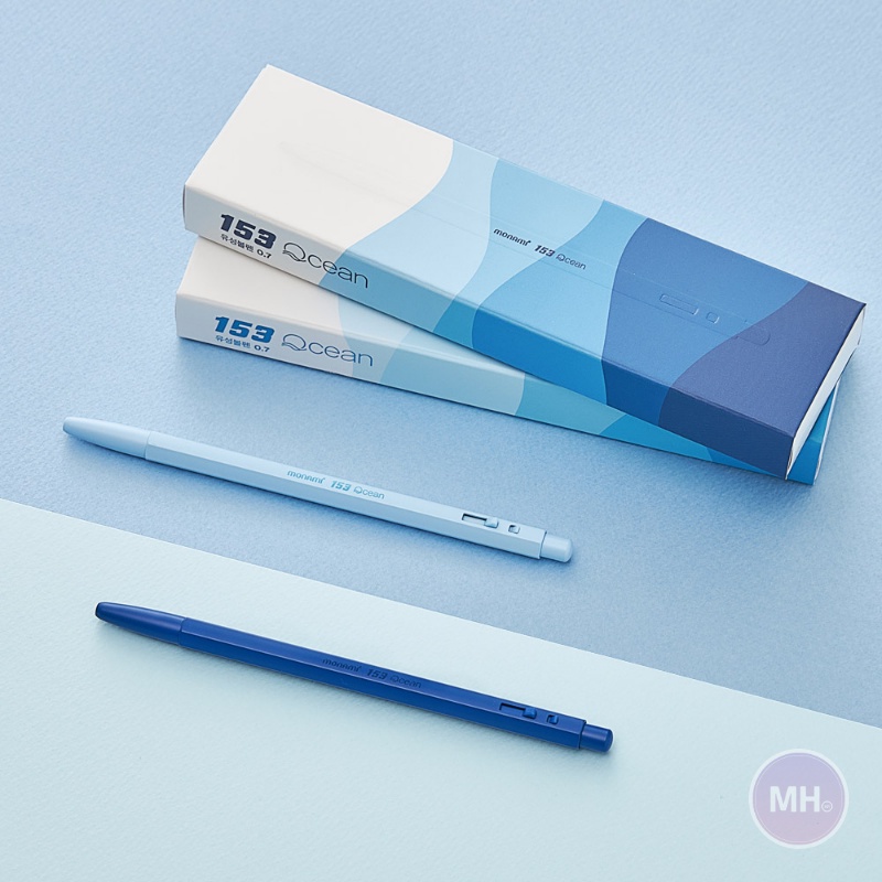 Monami 153 OCEAN / High Quality Ballpoint pen / 0.7mm / FX-4000