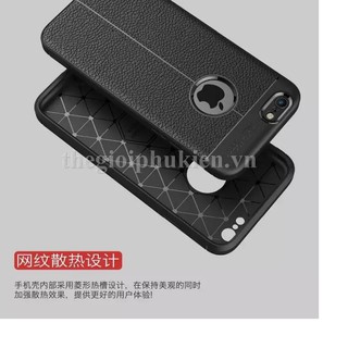 Ốp lưng Iphone 6/6s silicon giả da,chống sốc auto Focus
