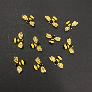 Charm ong gắn đá móng tay nail