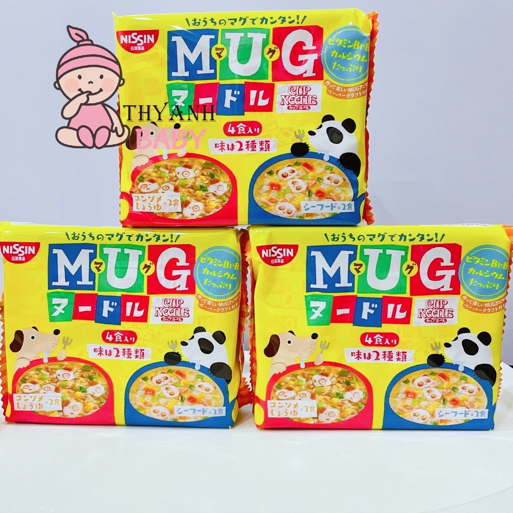 Mỳ Mug Nissin ăn liền cho bé