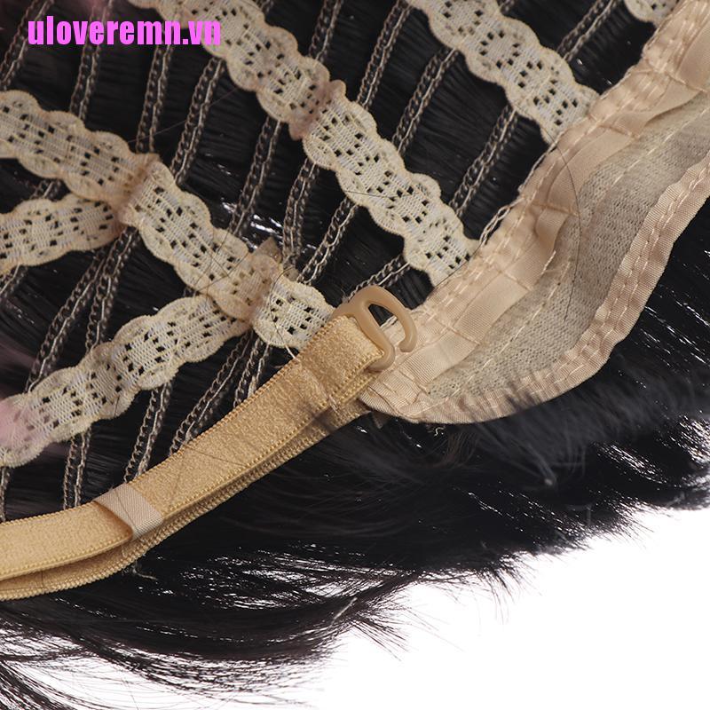 [well] Tóc Giả Thắt Bím Màu Hồng Khói Hóa Trang Aniem Jujutsu KaisenYuji Itadori