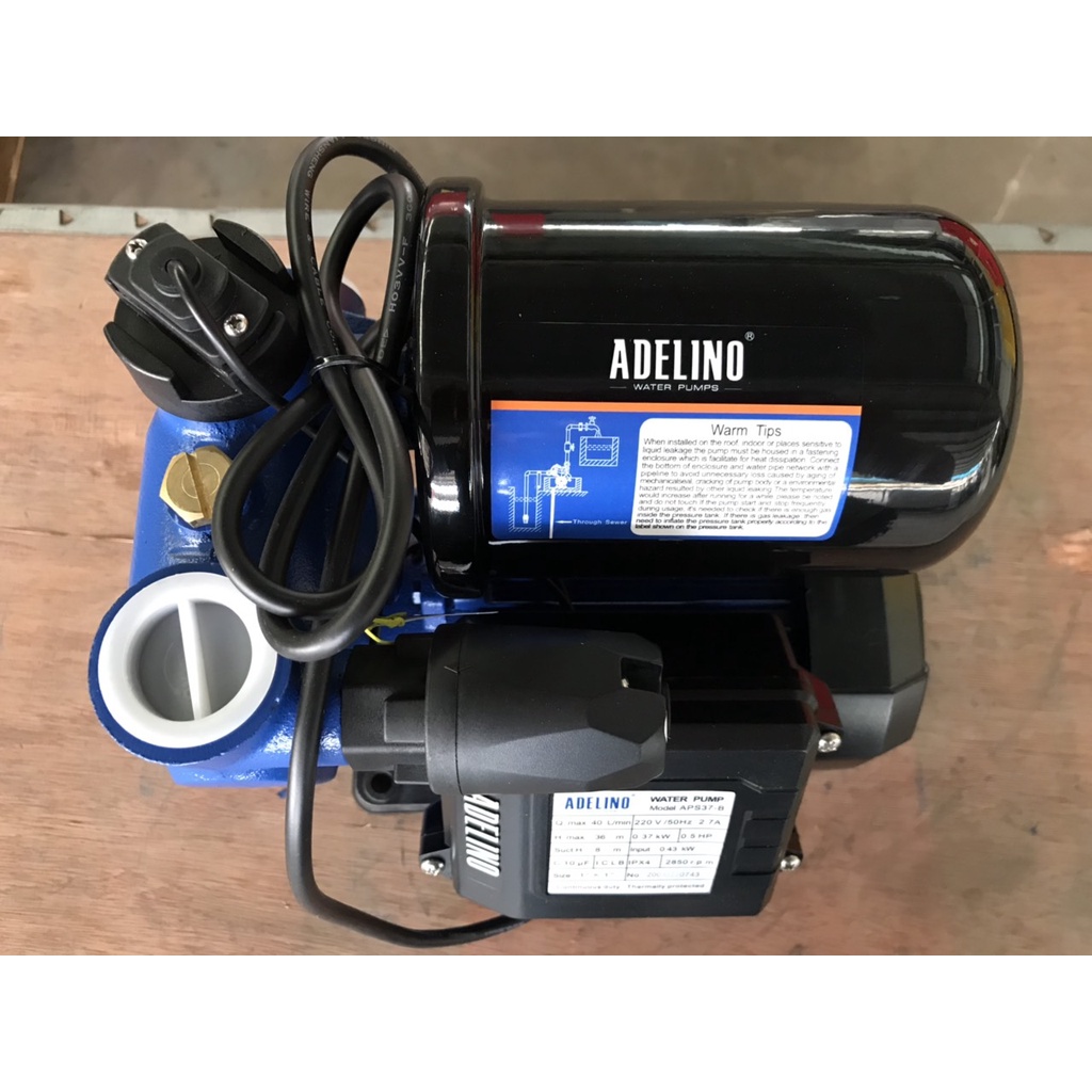 Máy bơm nước tăng áp Adelino 125 W