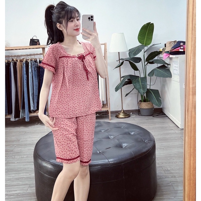 BỘ ĐŨI NGỐ MẶC NHÀ HOẠ TIẾT DỄ THƯƠNG