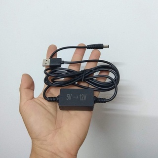 Cáp chuyển đổi điện áp 5v sang 12v - 1,5A (dùng cho modem Wifi 1,5A trở xuống - Cúp điện vẫn có Wifi)