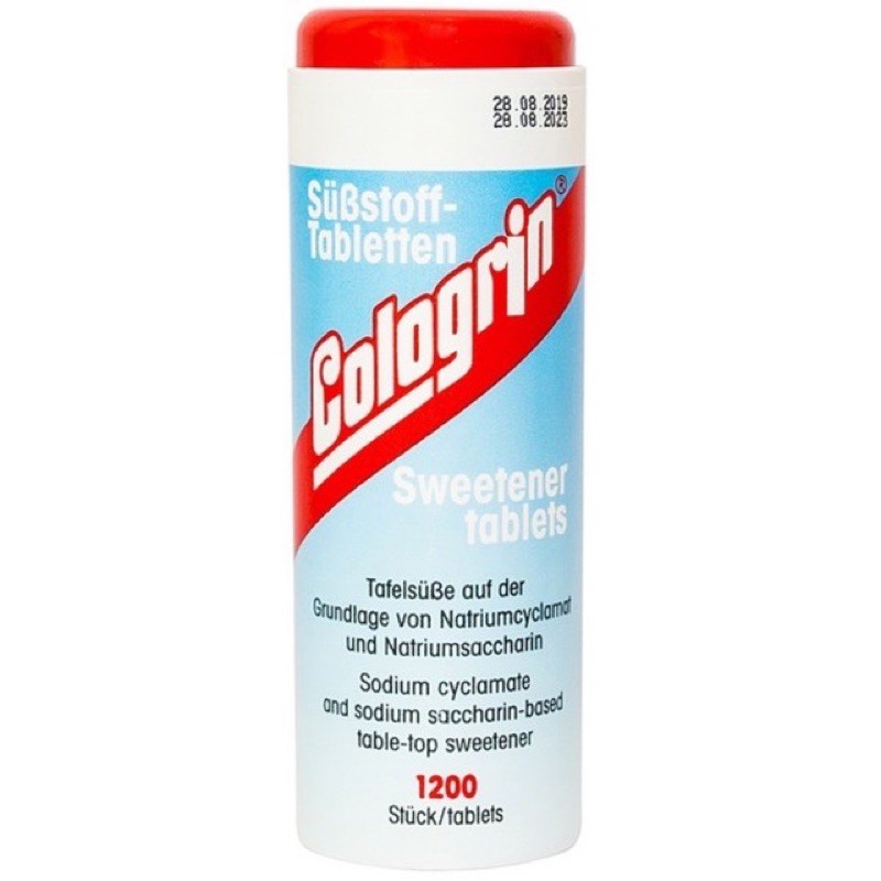Đường ăn kiêng Cologrin nhập khẩu từ Đức lọ 1200 viên - Cho người tiểu đường và ăn kiêng, giảm cân, thấp calo