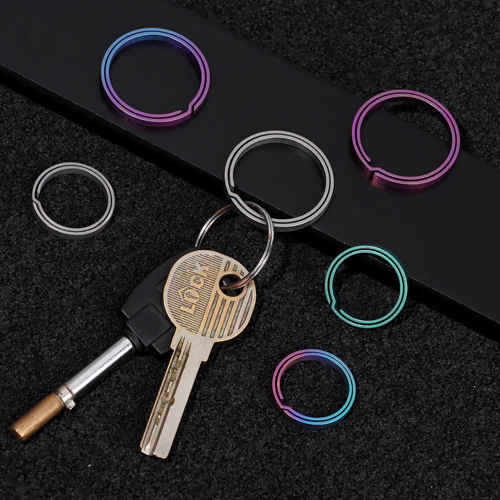 Móc Chìa Khóa EDC Bằng Hợp Kim Titan Tiện Dụng Mang Theo Du Lịch Cắm Trại