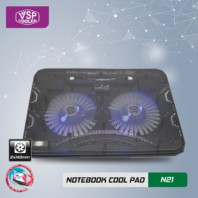 Đế tản nhiệt Notebook cool pad N21