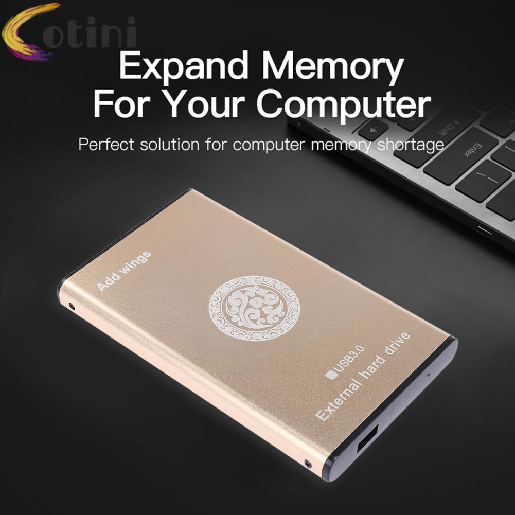 Ổ Cứng Ngoài Usb 3.0 Bằng Kim Loại Cho Laptop / Máy Tính Để Bàn | BigBuy360 - bigbuy360.vn