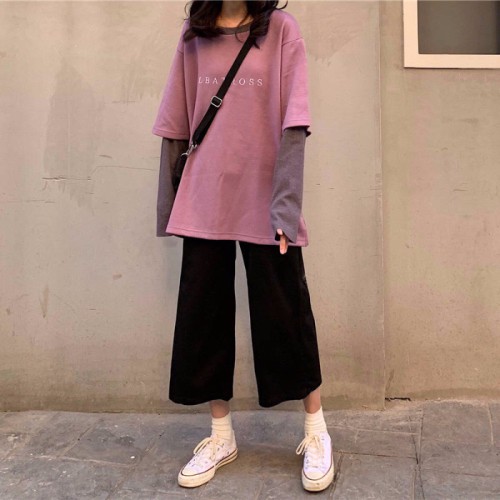 Set áo và quần ống rộng thời trang nữ tính