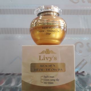Kem mụn thâm trắng da livy's 20g