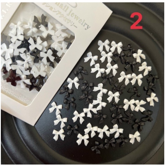 Charm nơ nail , túi charm gắn móng