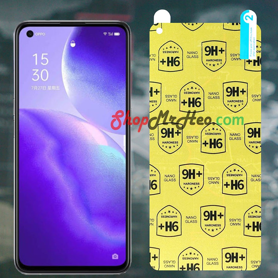 Dán Cường Lực Nano Dẻo OPPO Reno4 - Reno5 - Reno 4 - Reno 5