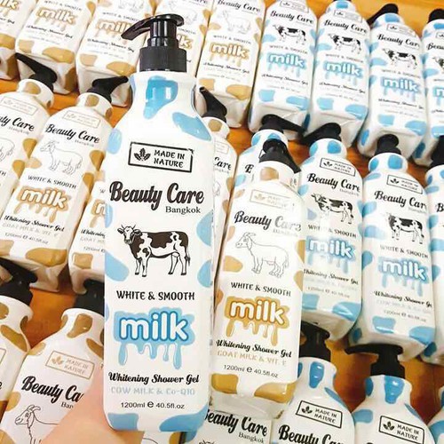 Sữa tắm bò - dê -Thái 1200ml