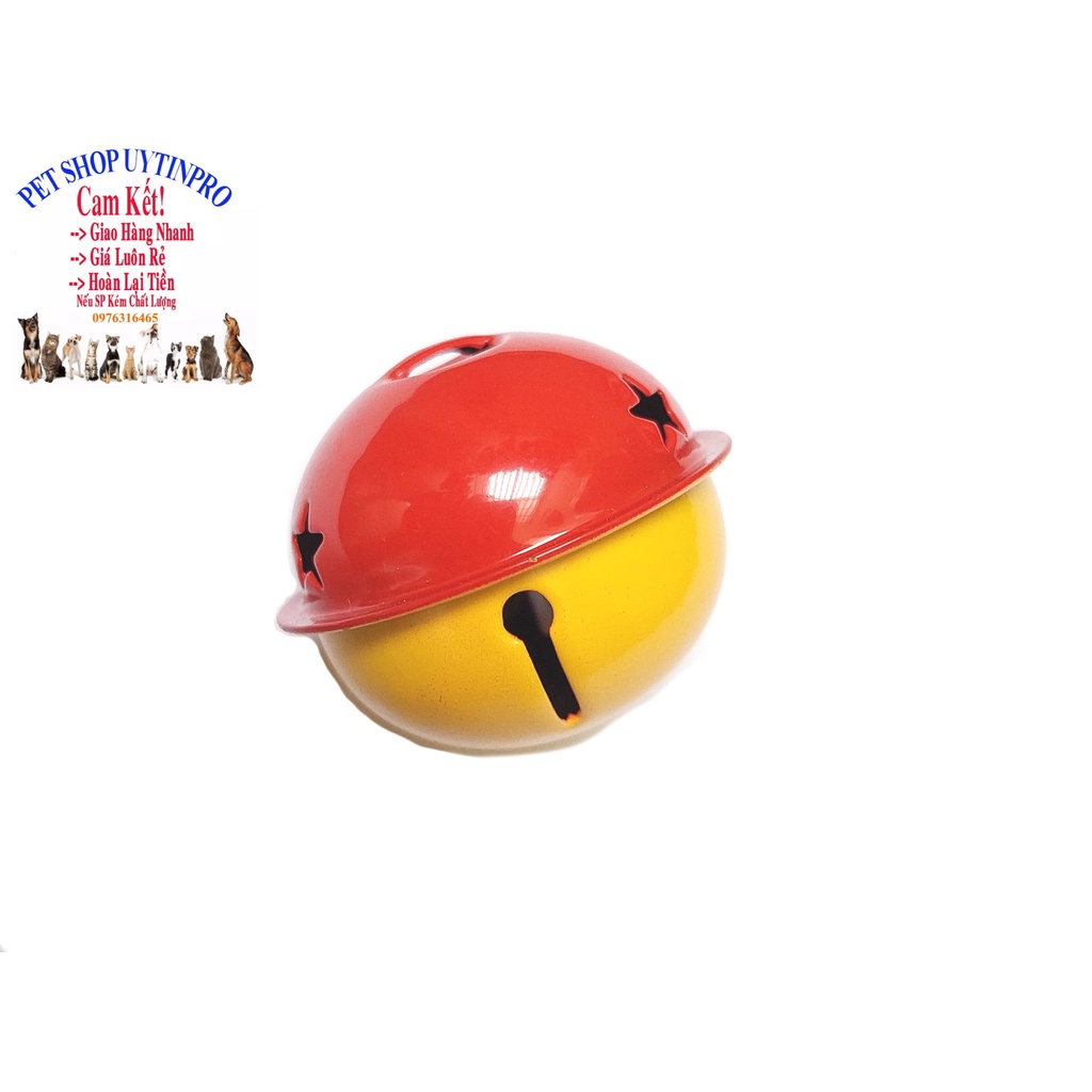 Chuông lục lạc cho Chó Mèo Chất liệu cao cấp Đường kính 3.5cm