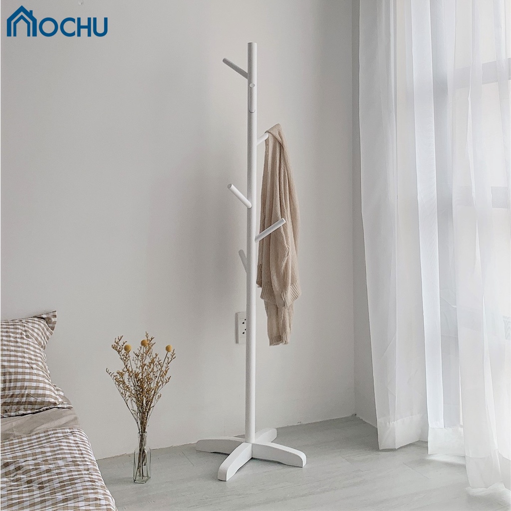 Cây móc treo quần áo đồ đa năng OCHU Kệ giá sào đứng gỗ lắp ráp STANDING HANGER Nội thất thông minh decor phòng ngủ