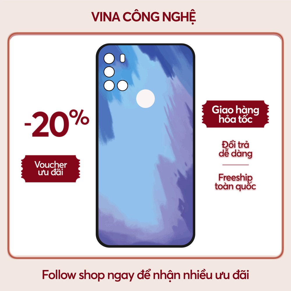 Ốp lưng Vsmart Joy 3/Joy 4/Active 3/Bee 3/....dẻo đen in hình Water Colour