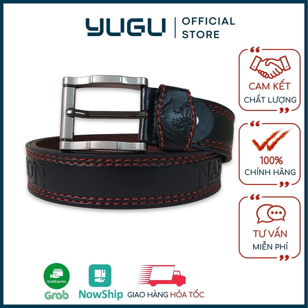 Thắt lưng nam M2ĐC đen / Dây nịt nam bản 3,5cm, da PVC bền, đẹp. mặt khóa kim thép không gỉ