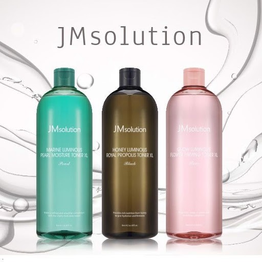 Nước Hoa Hồng Cấp Ẩm Jm solution Marine Luminous Pearl Moisture Toner XL 600ml + Tặng 1 mặt nạ JM solution bất kì